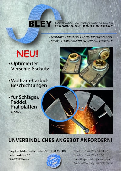 Bley - Technischer Mühlenbedarf